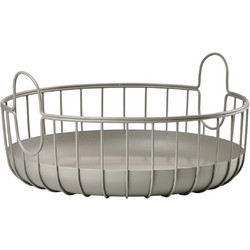 Zone Denmark Καλάθι Οργάνωσης Μεταλλικό O38x18 - Inu Taupe