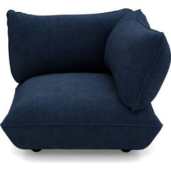 Fatboy Sumo Πολυθρόνα Γωνιακή Δεξιά Κοτλέ 108x108x90 I Deep Blue