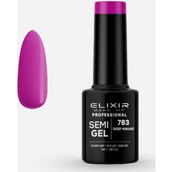 Elixir Semigel 783 Deep Mauve Ημιμόνιμο Βερνίκι Νυχιών 5ml