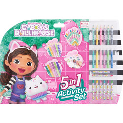Gabby's Dollhouse - 5-in-1 Coloring & Activity Set (GD24306)