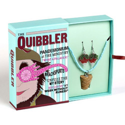 Harry Potter: Quidditch Luna Beaded Cork Charm Necklace and Radish Earrings Gift Set