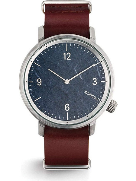Komono Magnus II Ανδρικό Ρολόι με Καφέ Δερμάτινο Λουράκι W1942