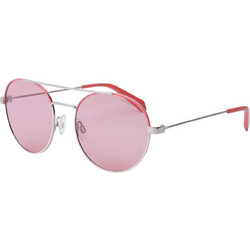 Polaroid Eyewear PLD6056/S 35J/0F Γυαλιά Ηλίου Στρογγυλά Μεταλλικά Ασημί με Ροζ Polarized Φακό