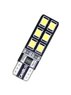 Led λάμπα τύπου Τ10 με 12 led - CANBUS - 1τμχ