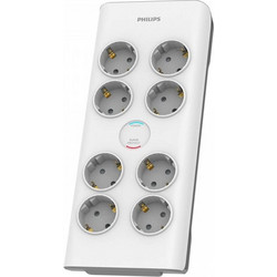 Philips SPN7080WA.GRS Πολύπριζο ασφαλείας 8 θέσεων - Philips