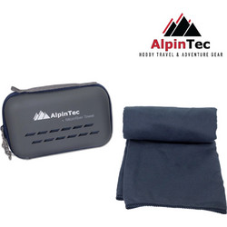 AlpinTec Dryfast XL - Πετσέτα Microfiber 75 x 150 cm, Χρώμα: Navy