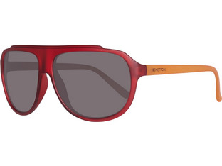 Benetton BE921S 04 Ανδρικά Γυαλιά Ηλίου Aviator Κοκάλινα Κόκκινα με Μαύρο Polarized Φακό