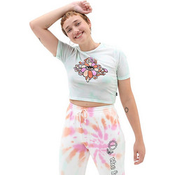 Vans Psychedelic Eye Print T-Shirt Γυναικείο - Μπλέ (VN0003GKBQC)