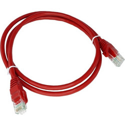 Alantec U/UTP Cat.5e Καλώδιο Δικτύου Ethernet 0.25m Red