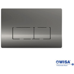 WISA EASY TOUCH Πλακέτα για Καζανάκια Διπλής Λειτουργίας Black Brushed PVD
