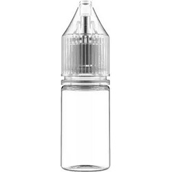 Chubby Gorilla Unicorn Bottle V3 10ml - Transparent black cap - Άδειο Μπουκάλι Αναπλήρωσης