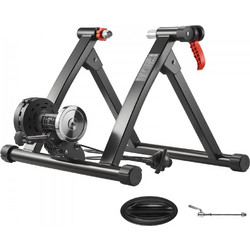 VEVOR Bike Trainer, Αντίσταση 6 Επιπέδων, Τροχοί 660,4-736,6 mm & 700C, Πτυσσόμενη Μαγνητική Στατική Βάση Ποδηλάτου για Άσκηση σε Εσωτερικό Χώρο με Σουβλάκι Γρήγορης Απελευθέρωσης & Μπλοκ Ανύψωσης Μπρ