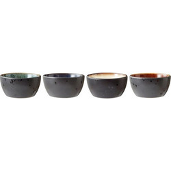 Bitz Μπωλάκια Για Dip Stoneware Σετ 4 Τμχ Φ10 Εκ. - Gastro Black