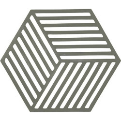 Σουπλά Hexagon 24349 Για Ζεστά Σκεύη 16x14cm Olive Green Zone Denmark Σιλικόνη