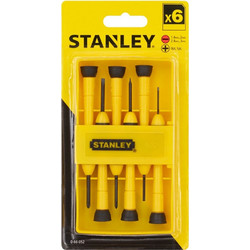 Stanley 0-66-052 Σετ Κατσαβίδια Ωρολογοποιών 6 τεμ
