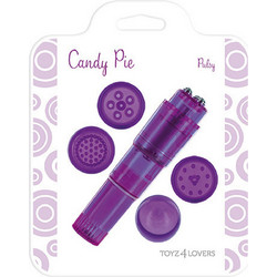 Toyz4lovers Candy Pie Pulsy Δονητής Μασάζ 10cm Μωβ