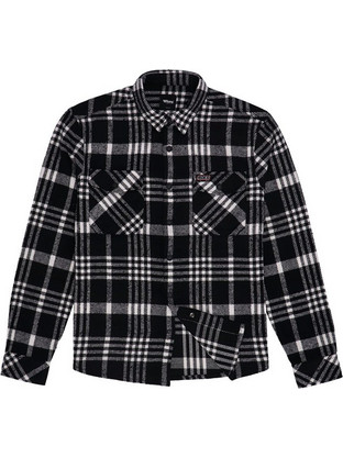 Roeg Blaze Flannel shirt black