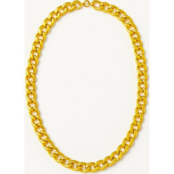 Ghetto Yellow Gold Stainless Steel Chain Necklace | Cuban Link Necklace
