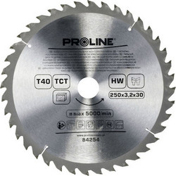 Δίσκος Κοπής Ξύλου Proline με 60 Δόντια 210mm 84216
