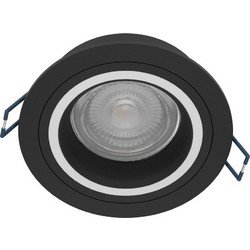 Spot Χωνευτό Carosso-Z 900764 Led RGB/CCT 440lm 9,3cm Black Eglo Στρόγγυλο