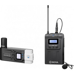 BOYA BY-WM8 PRO-K7 Ασύρματο Σύστημα Μικροφώνου UHF Με Ένα Δέκτη Και Ένα Πομπό