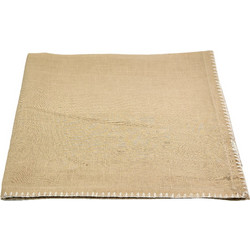 MALIN ΠΕΤΣΕΤΑ ΦΑΓΗΤΟΥ 50x50cm ΒΑΜΒΑΚΙ ΜΠΕΖ ΛΕΥΚΟ ΛΙΝΟ 6τμχ