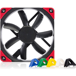 Noctua NF-S12A Chromax Case Fan 120mm με Σύνδεση 4-Pin PWM Black