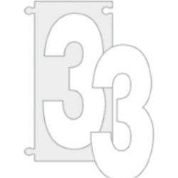 ΠΙΝΑΚΙΔΑ ΣΗΜΑΝΣΗΣ ΑΡΙΘΜΟΙ ΟΔΩΝ PLEXIGLAS 7cm No 3 74868