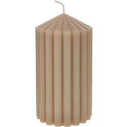 Αρωματικό Κερί Χειροποίητο 91609 Φ7x13cm Beige