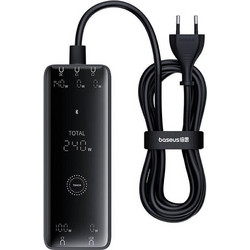 Baseus 5in1 Βάση Φόρτισης με Θύρα USB-A & 3 Θύρες USB-C 240W Power Delivery