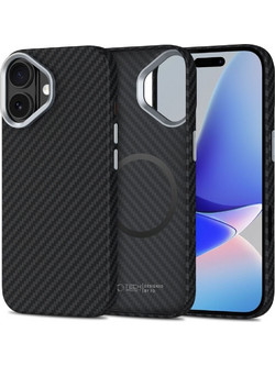 Θήκη Tech-Protect Ion Carbon Back Cover Πλαστικό για iPhone 17 - Ασημί