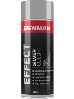 Benman Effect Σπρέι Βαφής Ασημί Gloss 400ml