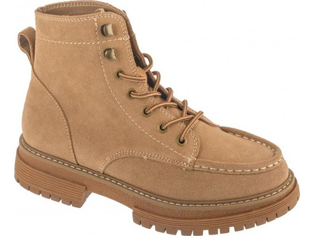 Roxy Γυναικεία Αρβυλάκια Suede Ταμπά με Χοντρό Χαμηλό Τακούνι ARJB700731-TAN