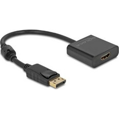 Αντάπτορας DELOCK DisplayPort σε HDMI 63585, 4K/30Hz, active, μαύρος
