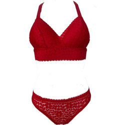 Lydia Red Lingerie Set Γυναικείο Σετ Εσωρούχων σε Κόκκινο χρώμα Κόκκινο