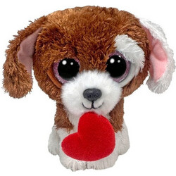BEANIE BOOS TY ΛΟΥΤΡΙΝΗ ΣΚΥΛΟΣ ΜΕ ΚΑΡΔΙΑ 15 ΕΚ- 1607-37398