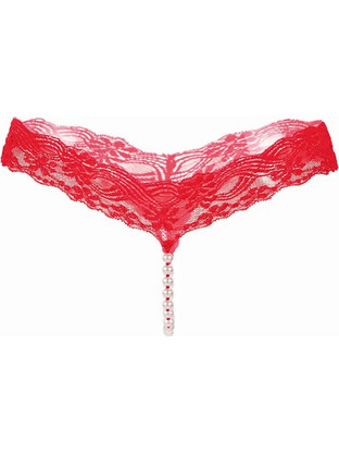 Pearl Sexy Underwear Red os