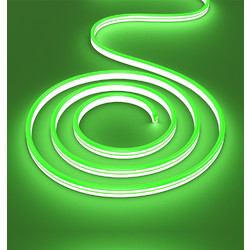 Ταινία led NEON flex 6w/m 220V GREEN IP65 Braytron - BS02-00015