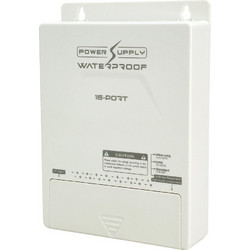 Τροφοδοτικό CCTV FOLKSAFE FS-DC121608W 16 εξόδων, 12V/8A, αδιάβροχο IP65 - FS-DC121608W
