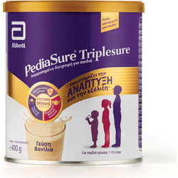 Pediasure Triplesure Συμπλήρωμα Διατροφής σε μορφή Γάλακτος με Γεύση Βανίλια 400 γρ