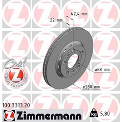 Zimmermann Δισκόπλακα - 100.3313.20