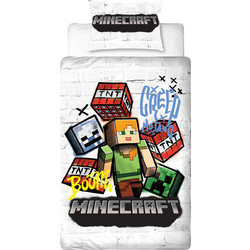 Minecraft - Adult Bedding Set 140x200 (MNC743) - Baby and Children