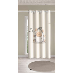 Saint Clair Παιδική Κουρτίνα με Τρουκς 160x240 Aldo Beige