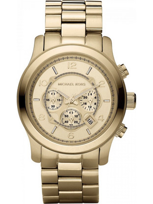 Michael Kors Ανδρικό Ρολόι με Χρυσό Μεταλλικό Μπρασελέ MK8077