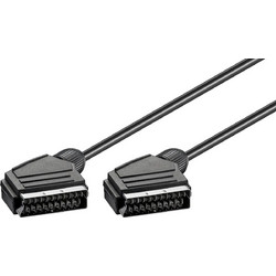 GOOBAY καλώδιο Scart 21pin σε Scart 21pin 11702, 1.5m, μαύρο