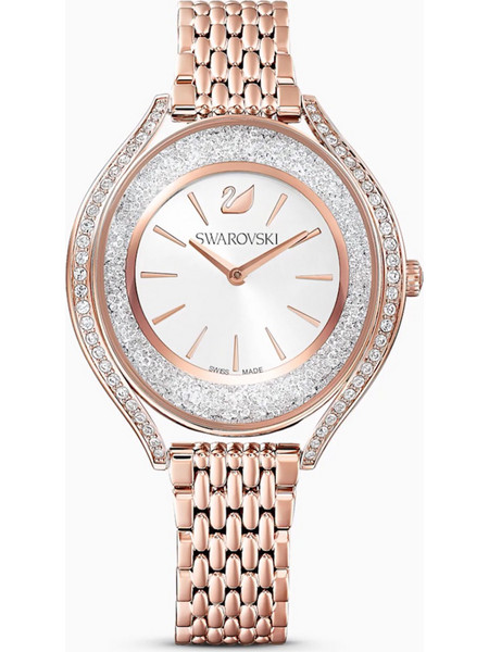 Swarovski Crystalline Aura Γυναικείο Ρολόι με Ροζ Χρυσό Μεταλλικό Μπρασελέ 5519459