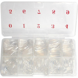 Clear Box Square Tips Νυχιών 500τμχ