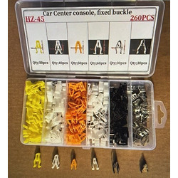 Clips kit Πλαστικά Μεταλικά Κλιπς tamplo 260τμχ