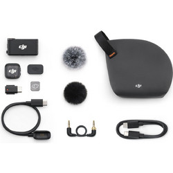 DJI Mic 3 Σετ Μικρόφωνο Πέτου USB-C / Lightning (1 TX + 1 RX)