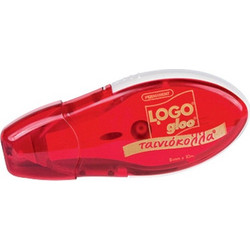 Κόλλα Logo Ταινιοκόλλα 8mmX10m Permanent